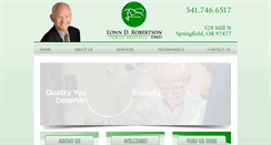 Desktop Screenshot of drlonnrobertson.com